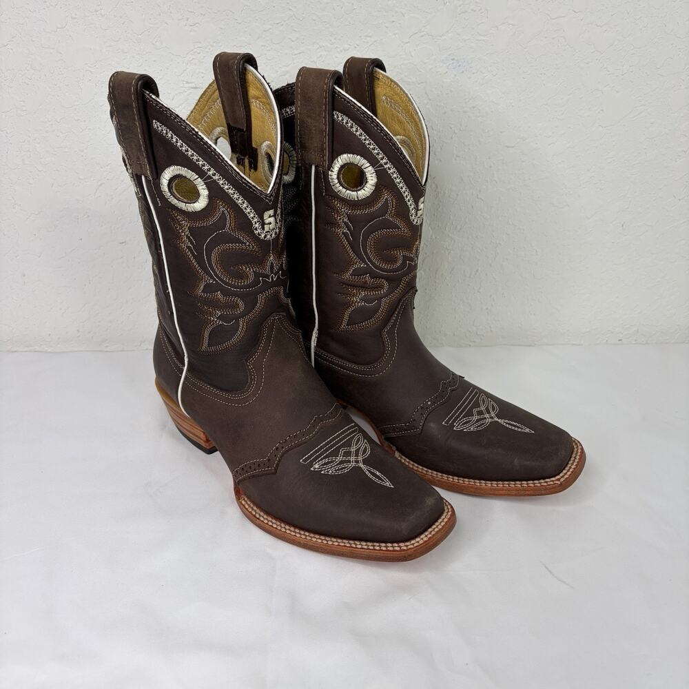 Stephy Boots Leather Brown western boots Size 8.5 cowgirl, western, southwestern